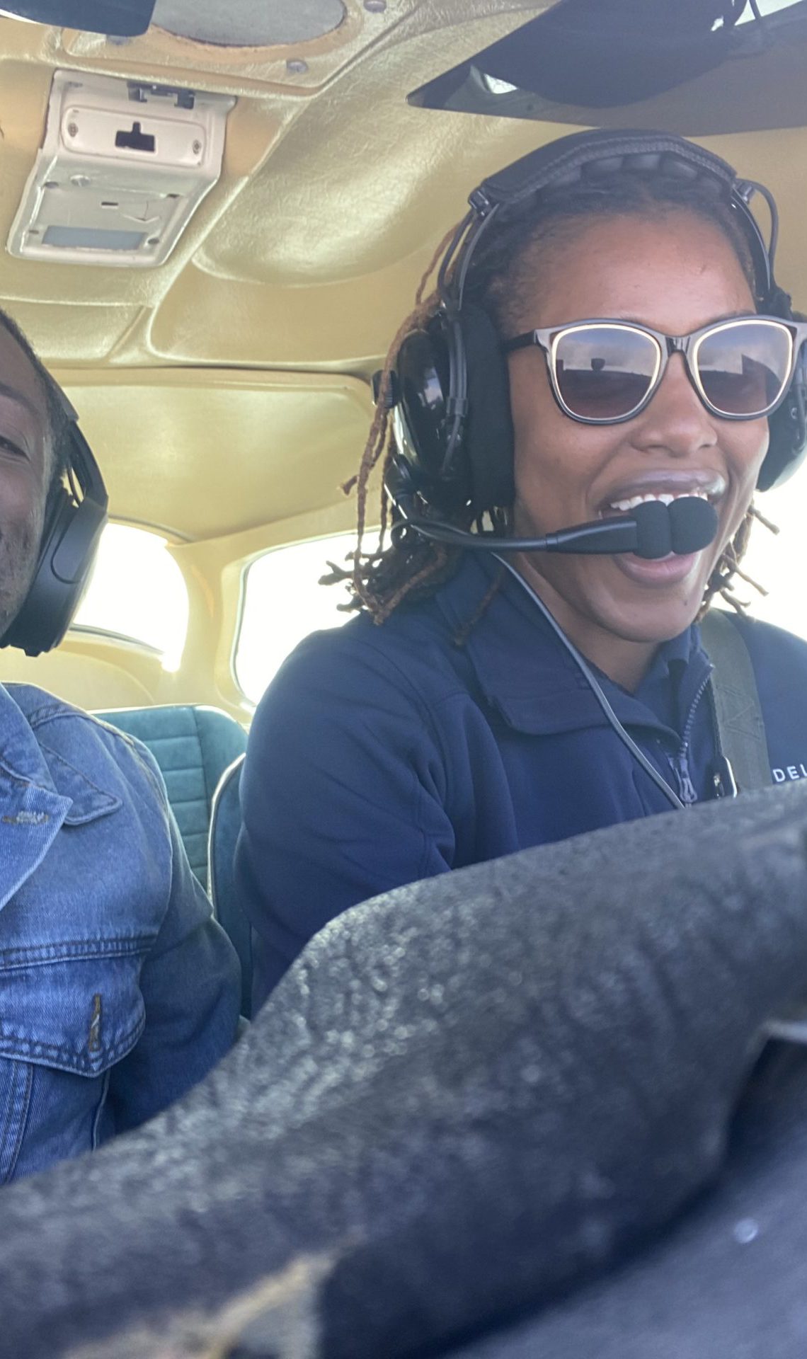 Flight attendant to pilot